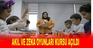 AKIL VE ZEKA OYUNLARI KURSU AÇILDI