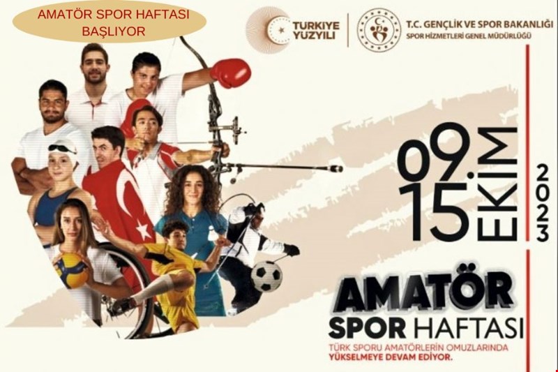 AMATÖR SPOR HAFTASI BAŞLIYOR
