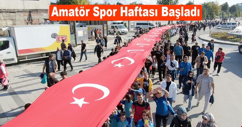 Amatör Spor Haftası Başladı
