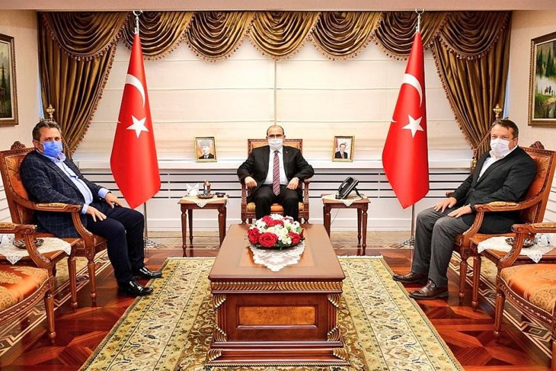 BAŞKAN KOLOĞLU'NDAN ZİYARET