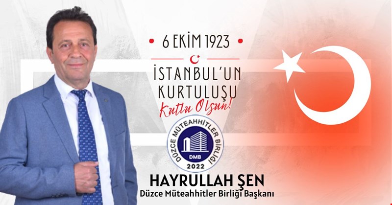 BAŞKAN HAYRULLAH ŞEN'DEN KUTLAMA