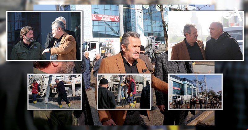 BAŞKAN KOLOĞLU SAHADAN AYRILMIYOR