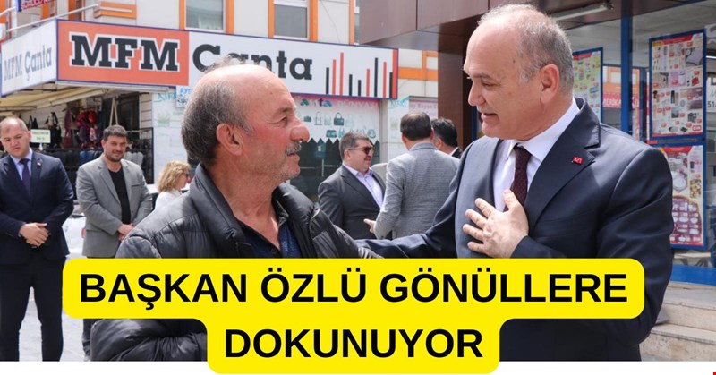 BAŞKAN ÖZLÜ DÜZCE'Yİ KARIŞ KARIŞ GEZİYOR