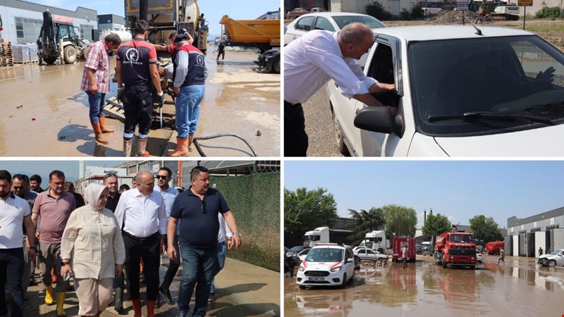 BAŞKAN ÖZLÜ ESNAFI YALNIZ BIRAKMADI