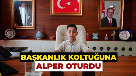 BAŞKANLIK KOLTUĞUNA ALPER OTURDU