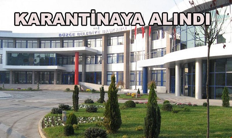 BELEDİYEDE KORONA!