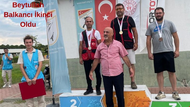 Beytullah Balkancı İkinci Oldu