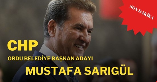 CHP’nin Büyükşehir Adayı SARIGÜL
