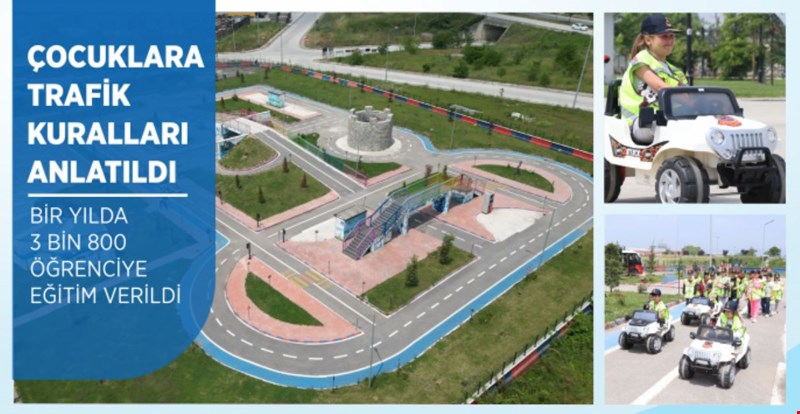 ÇOCUKLARA TRAFİK KURALLARI ANLATILDI