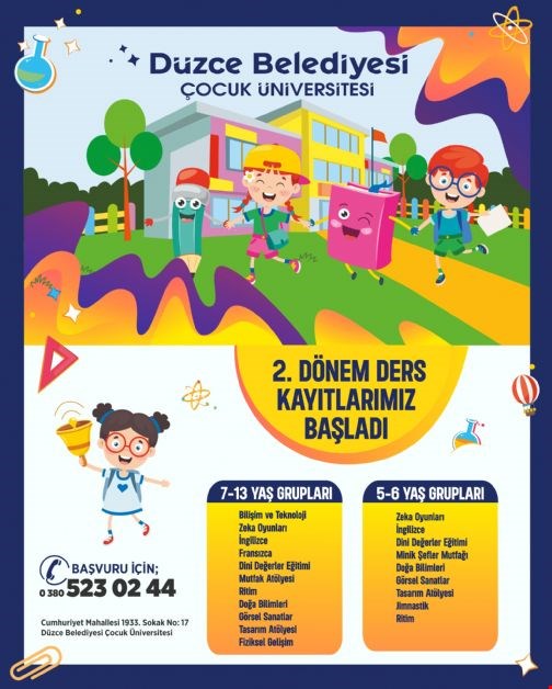 ÇOCUKLARIN GÖZDESİ; ÇOCUK ÜNİVERSİTESİ
