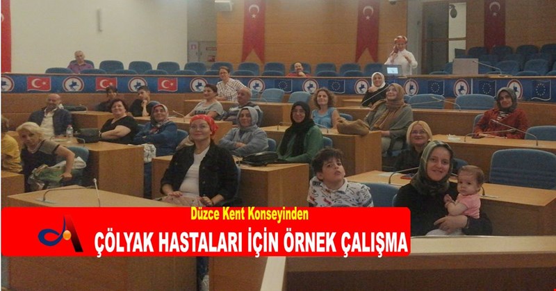 ÇÖLYAK HASTALARI İÇİN ÖRNEK ÇALIŞMA