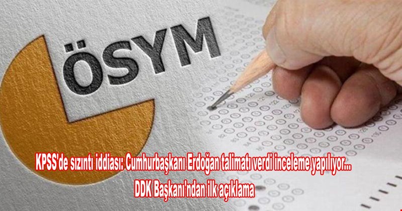 DDK Başkanı'ndan ilk açıklama