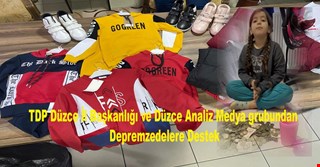 Depremzedelere Destek