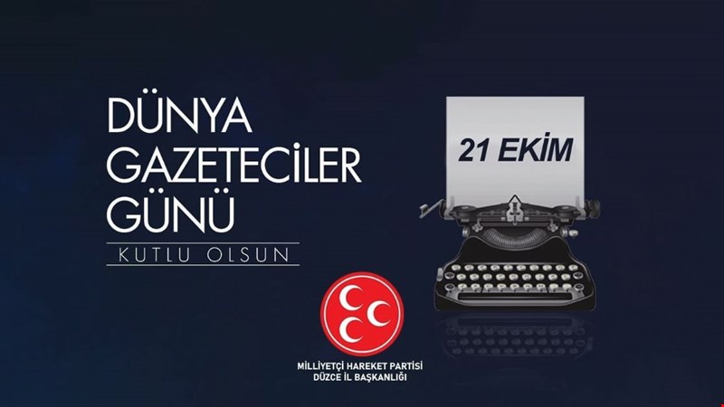 DÜNYA GAZETECİLER GÜNÜNÜZ KUTLU OLSUN