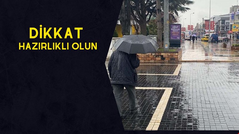 DÜZCE İÇİN METEOROLOJİDEN UYARI