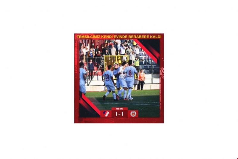 DÜZCE CAM DÜZCESPOR KENDİ SAHASINDA UZATMALARDA BERABERE KALDI