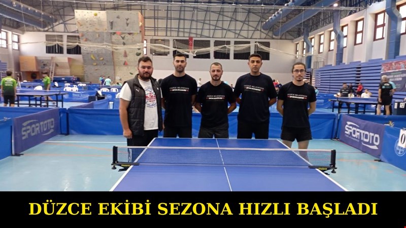DÜZCE EKİBİ SEZONA HIZLI BAŞLADI