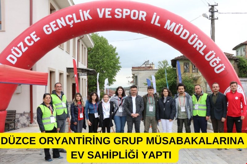 Düzce Oryantiring Grup Müsabakalarına Ev Sahipliği Yaptı