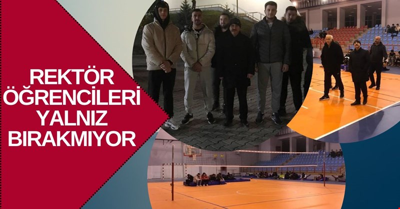 Düzce Üniversitesi Deprem Sürecinde Öğrencilerine Destek Olmayı Sürdürüyor