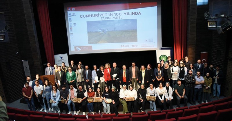 Düzce Üniversitesi’nde Cumhuriyet’in 100. Yılında Tarım Konuşuldu