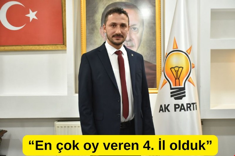 “En çok oy veren 4. İl olduk”