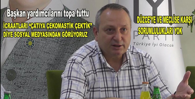 ÇAKAR: DÜZCE HALKINA HAİNLİK EDEMEYİZ