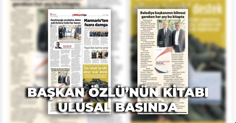 FARUK ÖZLÜ'NÜN KİTABI ULUSAL BASINDA