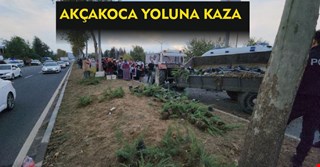 Feci kaza! İşcilerin Arasına Daldı