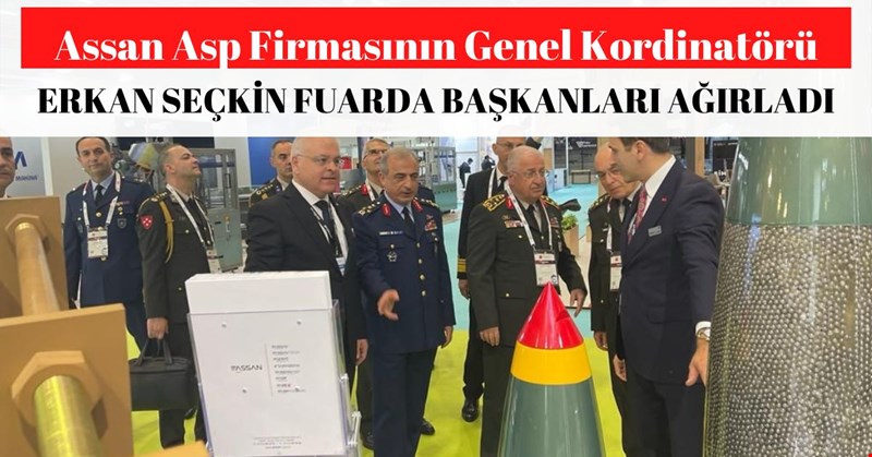 ERKAN SEÇKİN FUARDA BAŞKANLARI AĞIRLADI