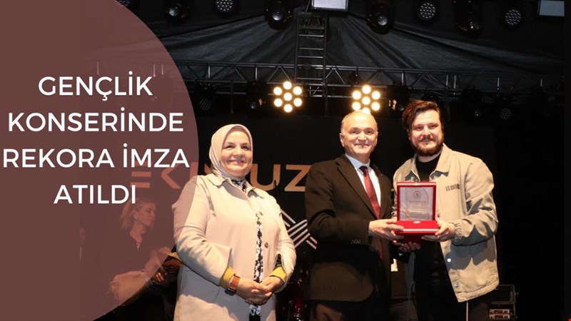 GENÇLİK KONSERİNDE REKORA İMZA ATILDI