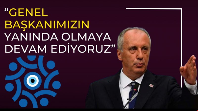 “GENEL BAŞKANIMIZIN YANINDA OLMAYA DEVAM EDİYORUZ”