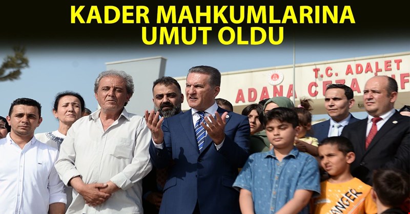 Genel Başkanı Sarıgül’den af çağrısı