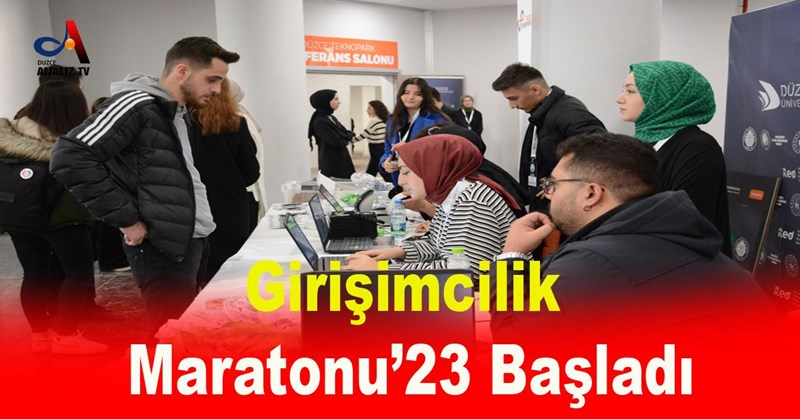 Girişimcilik Maratonu’23 Başladı