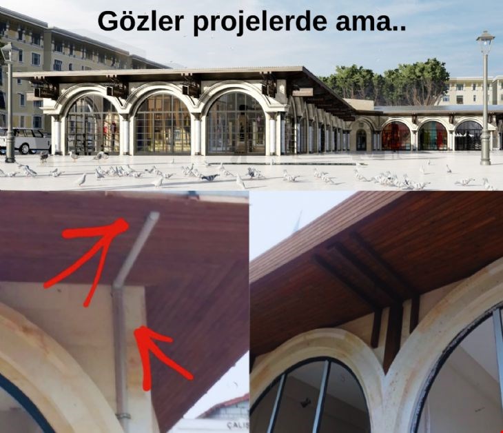 GÖZLER PROJELERDE AMA..