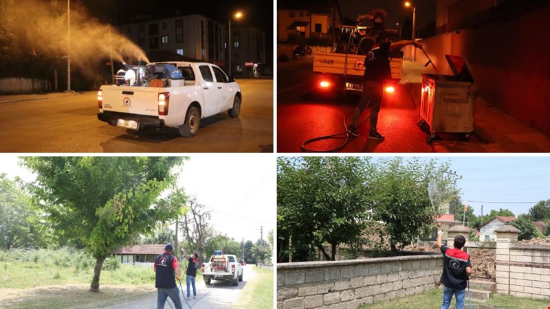 HER YER KÖŞE BUCAK İLAÇLANIYOR