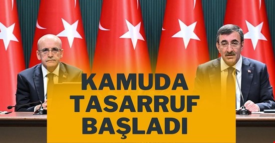 KAMUDA TASARRUF BAŞLADI