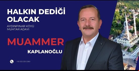KAPLANOĞLU AYDINPINAR’I GELİŞTİRİR.