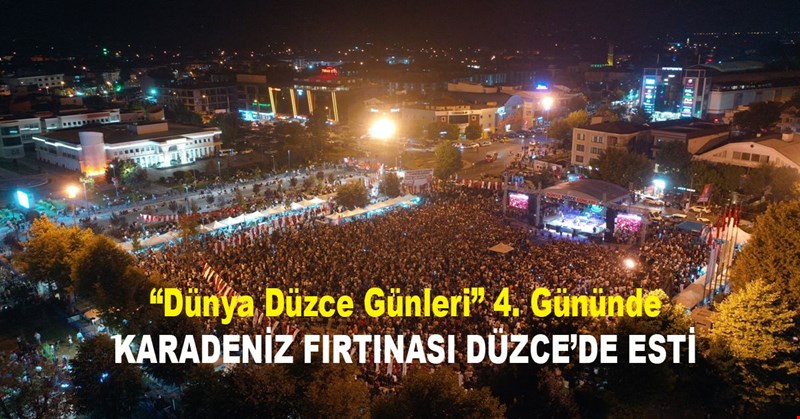 KARADENİZ FIRTINASI DÜZCE’DE ESTİ