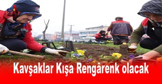 Kavşaklar Kışa Rengârenk olacak