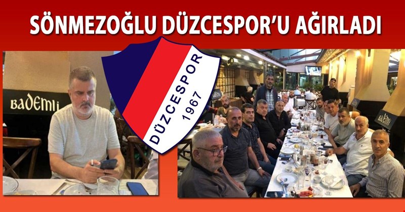 Kenan Sönmezoğlu Düzcespor’u ağırladı
