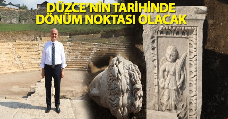 KONURALP KAZISINDA APOLLO HEYKELİ
