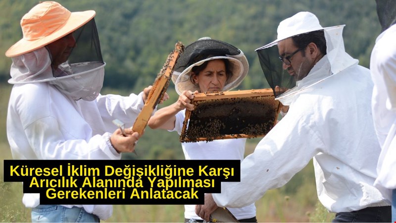 KÜRESEL İKLİM DEĞİŞİKLİĞİNE KARŞI ARICILIK ALANINDA YAPILMASI GEREKENLERİ ANLATACAK