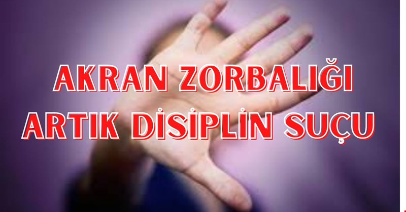 Liselerde “siber zorbalık” ve “akran zorbalığı” disiplin işlemleri arasına girdi