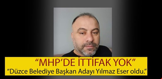 "Mhp İttifak Yok!." Aday Belli Oldu