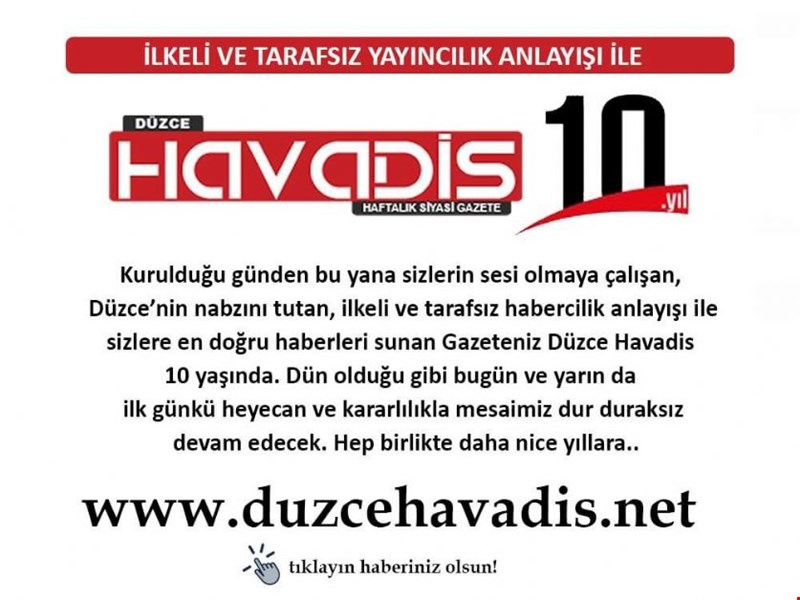 MUTLU YILLAR DÜZCE HAVADİS