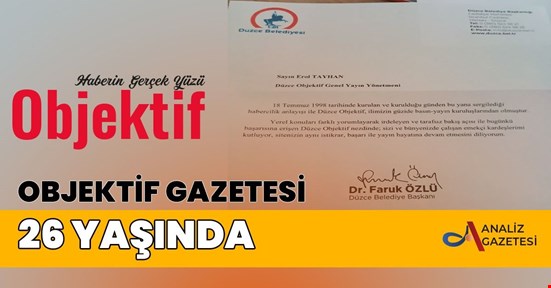 OBJEKTİF 26 YAŞINDA