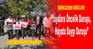 ÖĞRENCİLERDEN SÜRÜCÜLERE