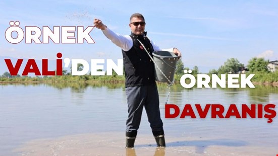 Örnek Vali'den Örnek Dayanışma