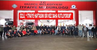 ÖZLÜ, “ İTFAİYE HAFTASINI BİR KEZ DAHA KUTLUYORUM”