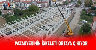 PAZARYERİNİN İSKELETİ ORTAYA ÇIKIYOR